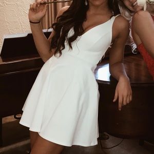 White Semi Formal Dress